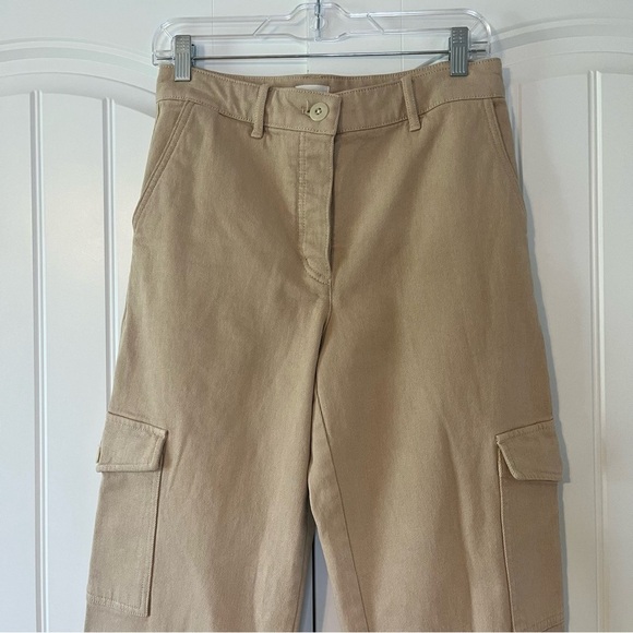 Aritzia Wilfred Free Modern Cargo Pant Size 4 Tan Relaxed - Picture 5 of 10